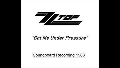 ZZ Top - Got Me Under Pressure (Live in Newcastle November 23, 1983)