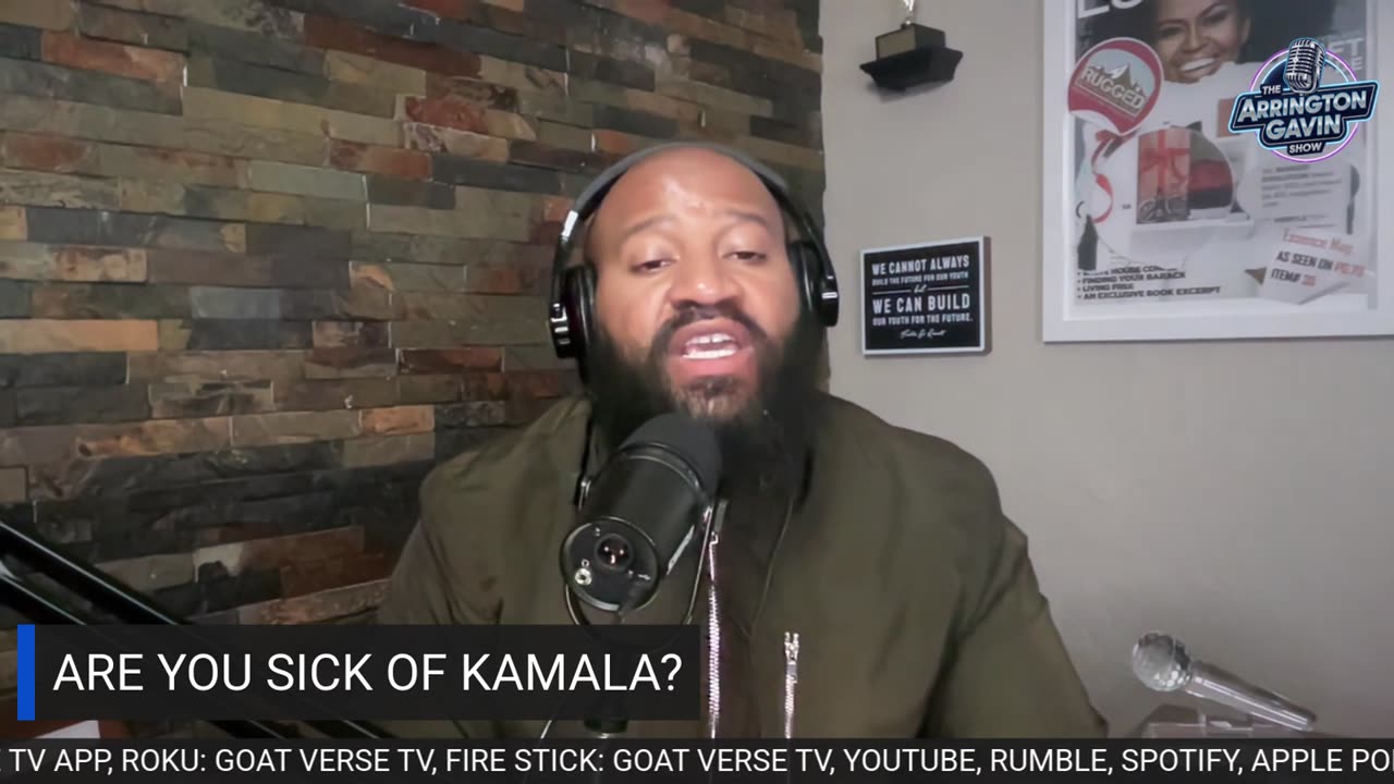 The Arrington Gavin Show "IS THE WORLD SICK OF KAMALA"