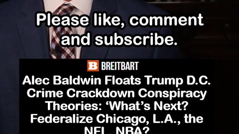 Alec Baldwin Rants Trump Might Federalize the NFL and NBA