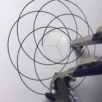 Satisfying relaxing video compass circles