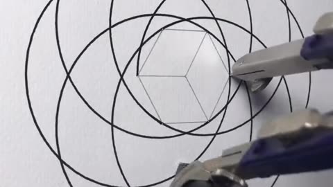 Satisfying relaxing video compass circles