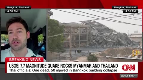 Magnitude-7.7 earthquake rocks Myanmar, with tremors felt across neighboring Thailand