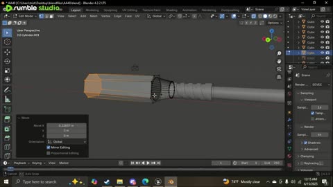 modeling draft weapon