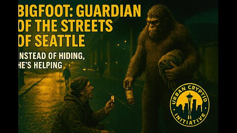 Bigfoot: Guardian of the Streets of Seattle. Instead of Hiding, He's Helping!