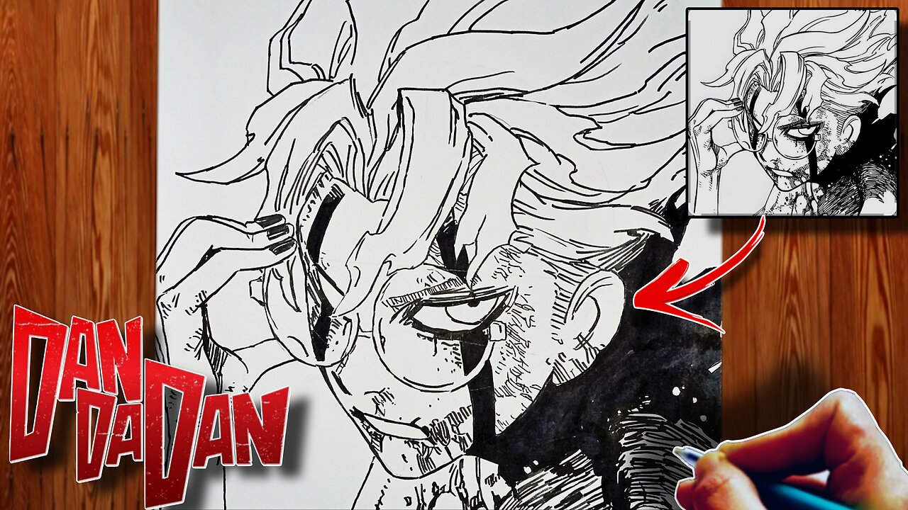 How to Draw Okarun | DanDaDan | ダンダダン | Step-by-Step Tutorial