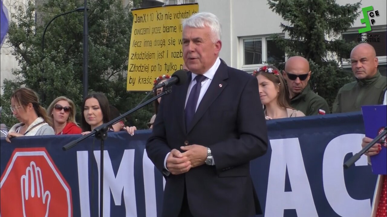 Poseł Sławomir ZAWIŚLAK: Przemówienie - start 2. Marszu Stop Masowej Imigracji - Warszawa 24.8.2025