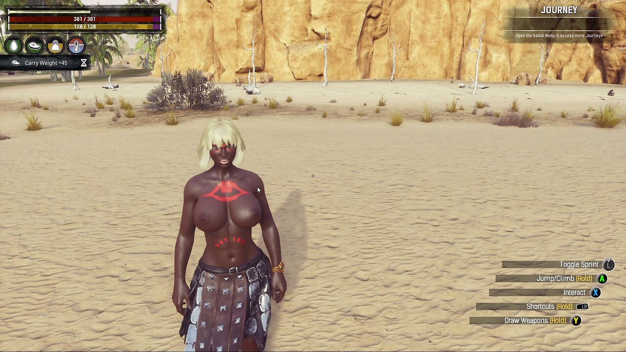 Conan Exiles, beginners guide, thrall farming , busty, Boobs, Breast expansion, huge tits