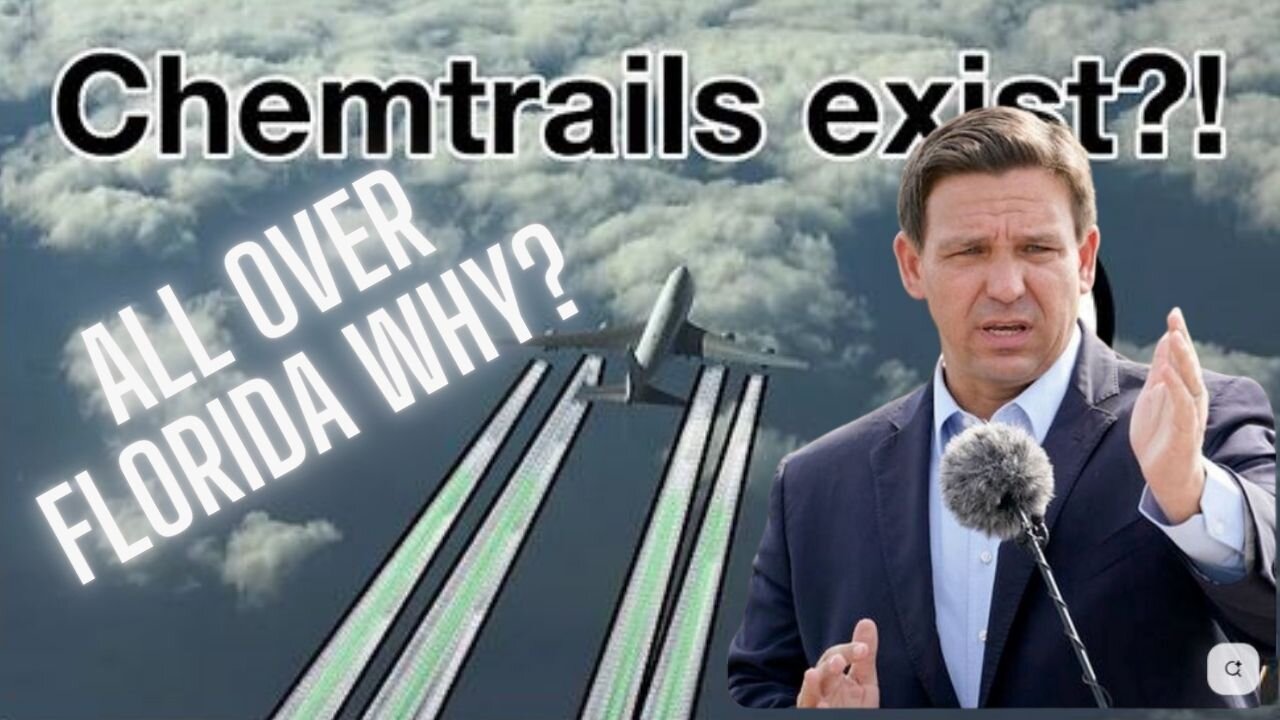Chemtrail conspiracy theories NOW REAL IN FLORIDA