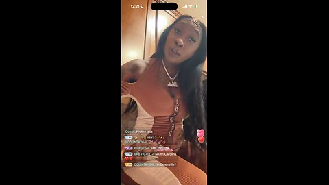 BARBIE OUTSIDE WITH THE YN’S BIGO LIVE