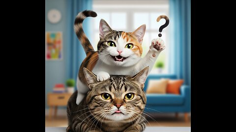 Funny Cats Compilation – One Cat Lays on Top of Another! 😂🐱
