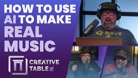 How to use AI to Make REAL Music | Creative Table AI