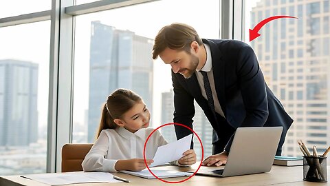 "This is a fake," said the little girl. The millionaire took a closer look—and turned pale!