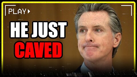 Newsom just SURRENDERED to Trump.