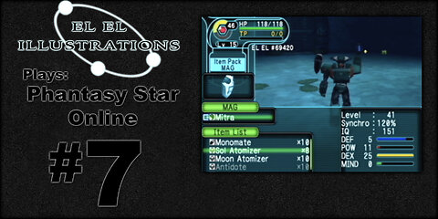 El El Plays Phantasy Star Online Episode 7: The Cake is a Lie