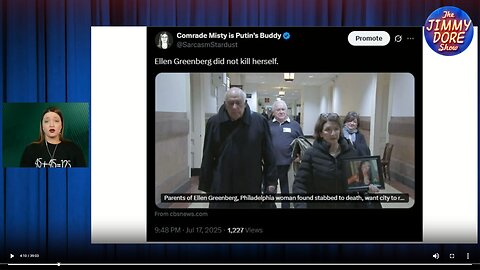 Ellen Greenberg did not kill herself▮The Jimmy Dore Show