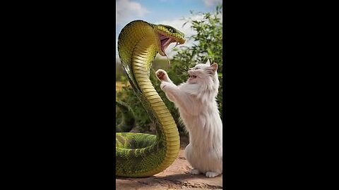 Epic Showdown: Snake vs. Cat 🐍🐱 | Unexpected Jungle Battle