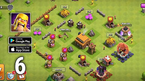 Clash Of Clans Gameplay Walkthrough Part 6 (iOS, Android) I COC
