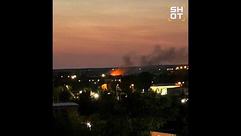 🔥 An explosion and a large fire occurred at the Zavolzhsky Motor Plant in the Nizhny Novgorod