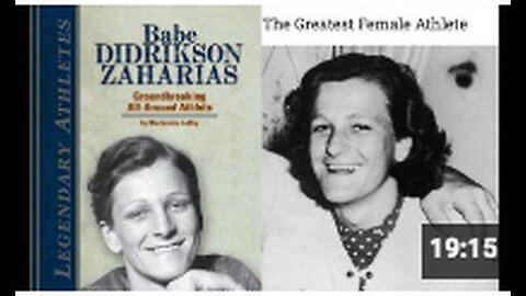 "Unsurpassed Female Athlete in History"