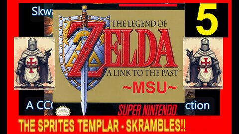ZELDA - A LINK TO THE PAST - SNES V5 - Skwatter's Cheat 'em! and Skramble 'em!