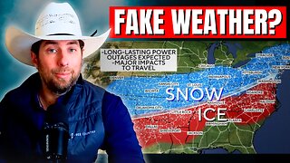 Massive Ice & Snow Storm - Natural Or Fake?