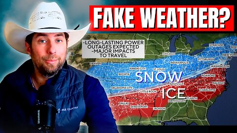 Massive Ice & Snow Storm - Natural Or Fake?