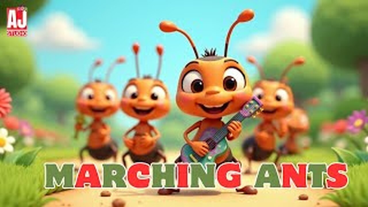 Marching Ants in a Line | Fun & Educational Kid Story😊