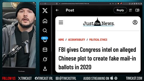 FBI Drops EVIDENCE 2020 Election WAS STOLEN By Democrats For Biden, Chinese Plot UNCOVERED