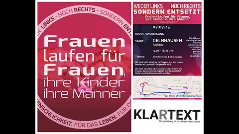 Frauenlaufen - Weder links, noch rechts sondern entsetzt - Gelnhausen - 07.07.25