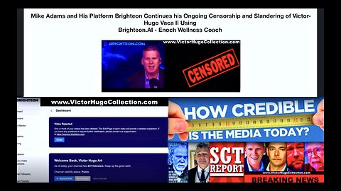 Mike Adams Fails To Explain Why Brighteon Censors Content As Jim Fetzer Controls Stew Peters Network