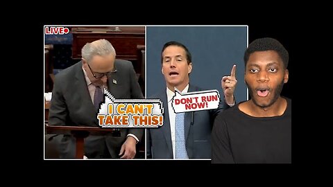 Schumer STORMS OFF Senate Floor As He Was Getting GRILLED!