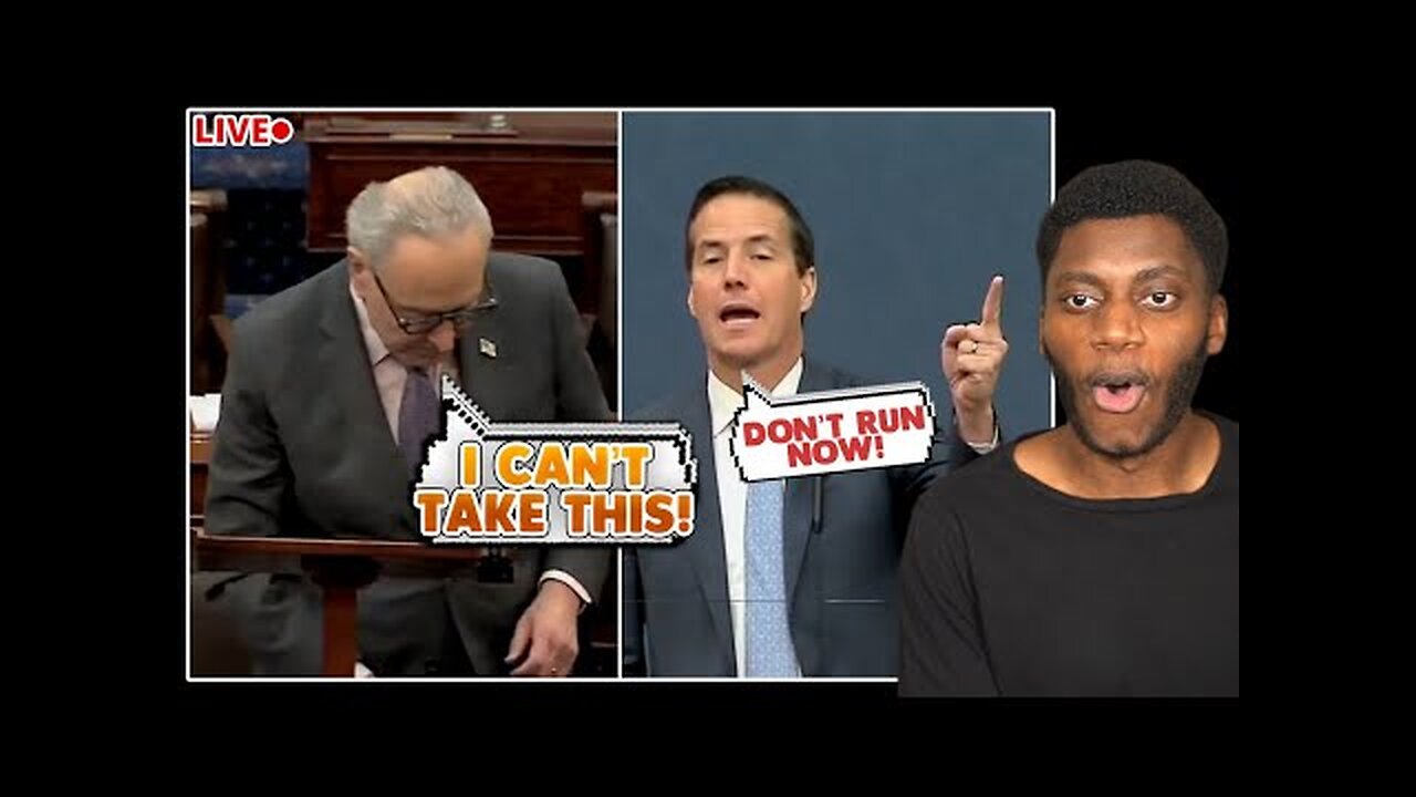 Schumer STORMS OFF Senate Floor As He Was Getting GRILLED!