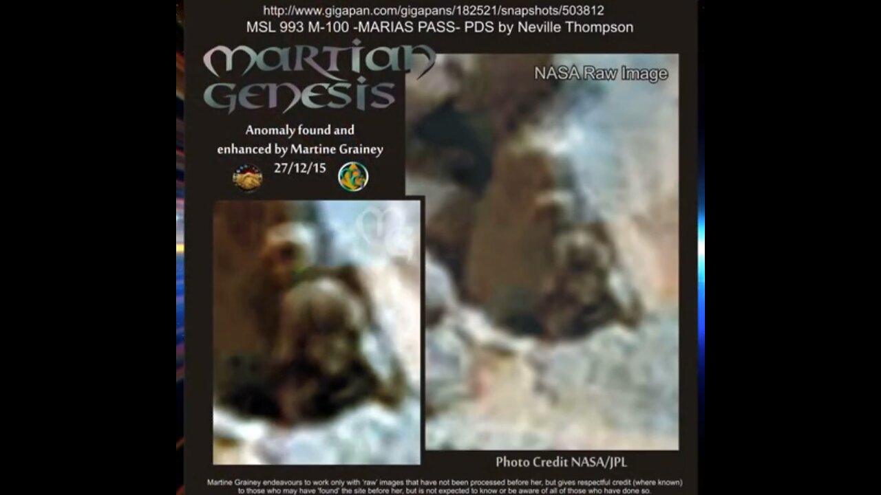 Martian Genesis: Compilation Anomalies Found on Mars # 6