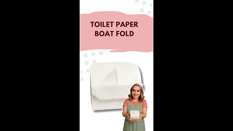 Toilet Paper Folding Hack – Impress Guests in Seconds!