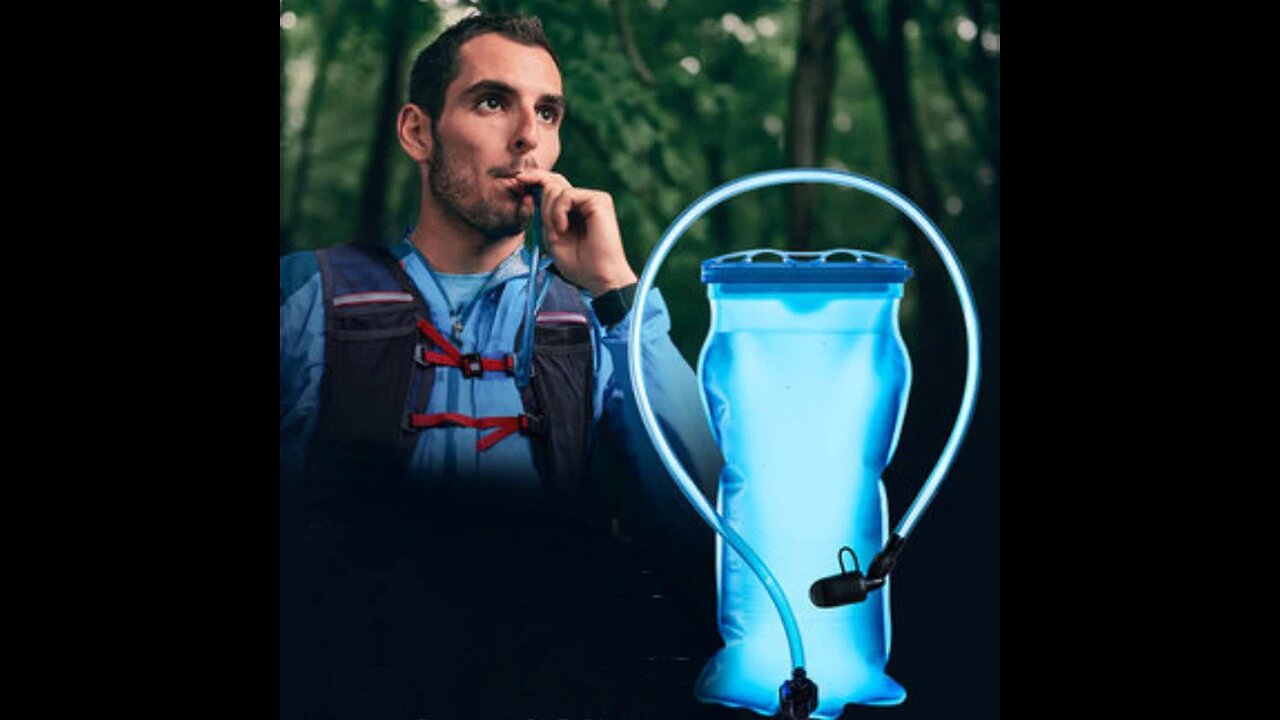 3L Hydration Water Bladder, with High Flow Bite Valve & Lightweight Portable Design, for Running