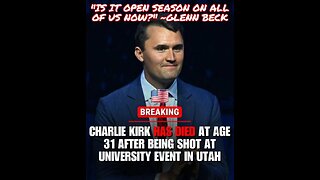 What Do You Say At A Time Like This: Charlie Kirk Assassinated