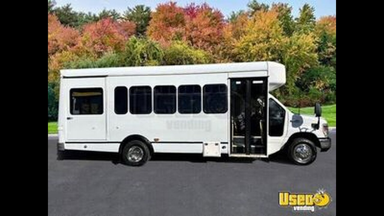 Fully Reconditioned - 2015 Ford E450 Shuttle Bus with Wheelchair Lift for Sale in New York!