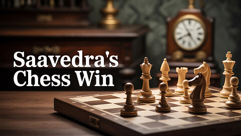 Saavedra - The Most Famous Chess Endgame Ever!?