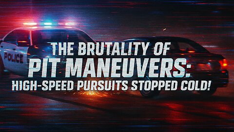 🚨🚨 The Brutality of PIT Maneuvers: High-Speed Pursuits Stopped Cold!