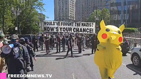 Soros Funded: Working Families Party, Tides Foundation, Behind 'Fight Nazis' NYC Protest