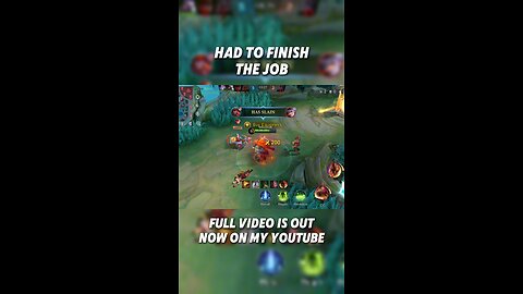 Had To Finish The Job! #mobilelegends #moba #minotaur