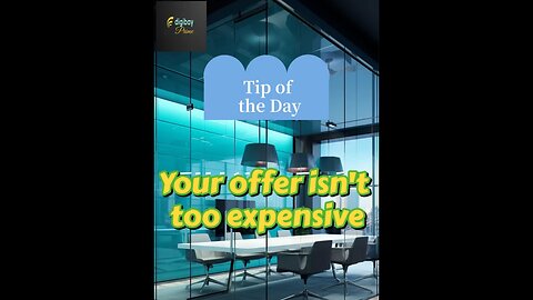🔥 digibayPrime Tip of the Day - Your Offer Isn't Too Expensive 🔥