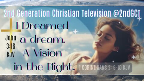 I Dreamed a Dream. A Vision in the Night Christian #jesus #dream #vision #heaven #faith #newpost
