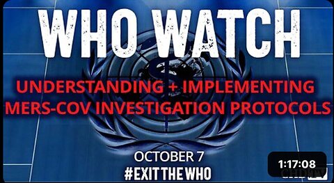 "WHO's MERS-CoV Investigation Protocols Watch - October 7"
