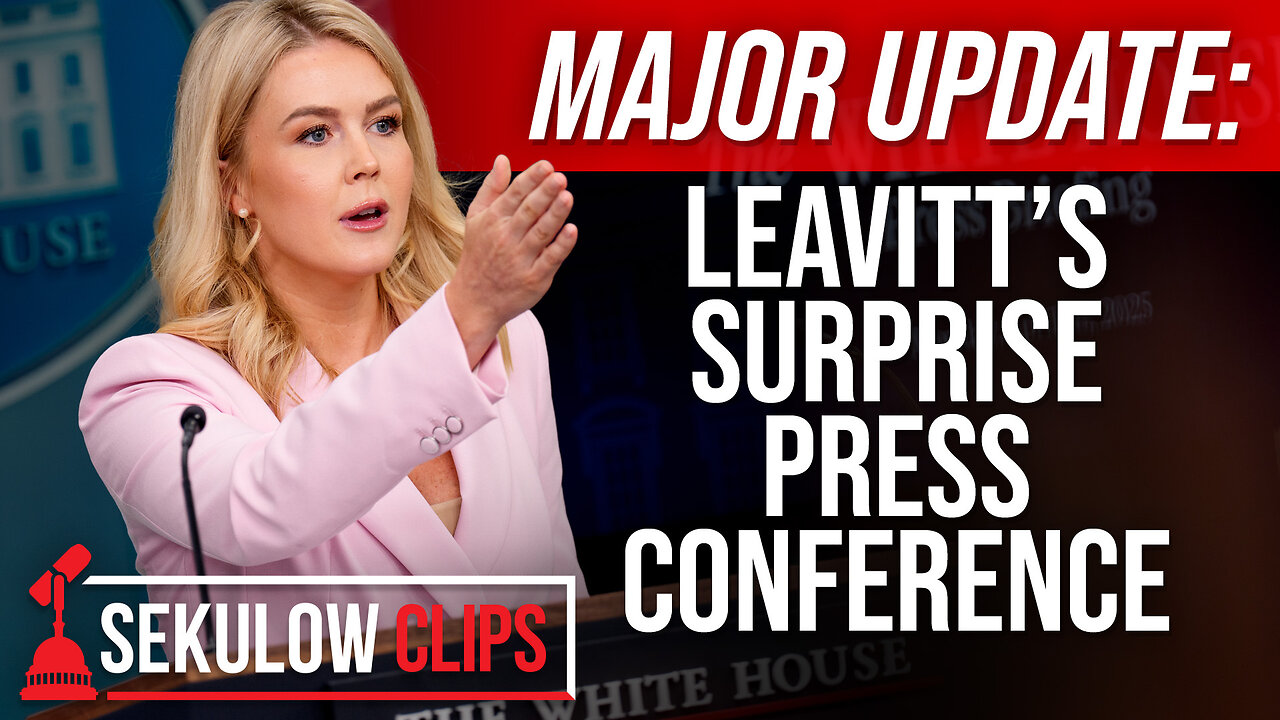 MAJOR UPDATE Leavitt’s Surprise Press Conference