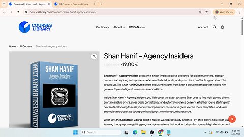 (courseslibrary.com)°Shan Hanif - Agency Insiders