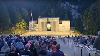 Patriotic Mt Rushmore Amphitheater Evening Show