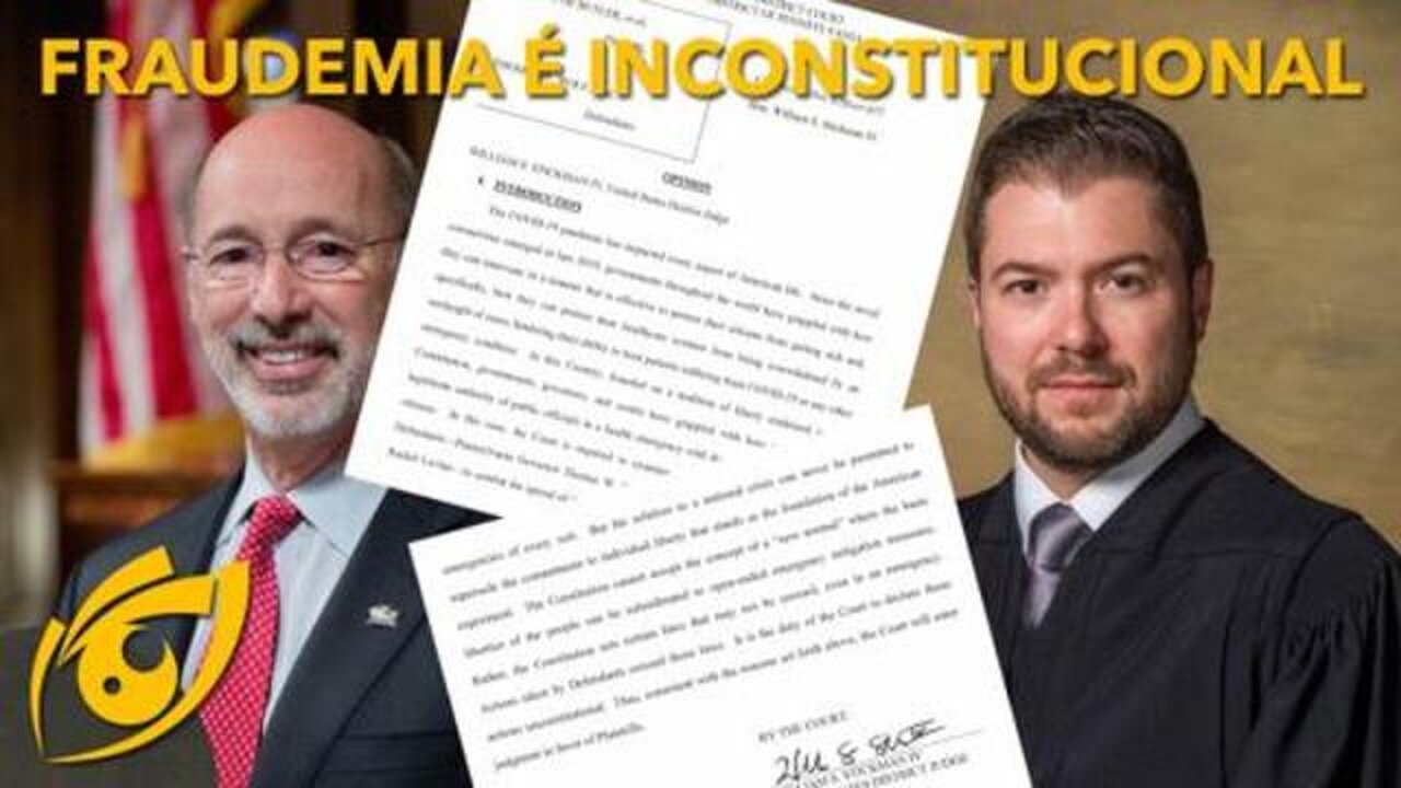 Juiz declara medidas contra coronavirus inconstitucionais na Pensilvânia | Visão Libertária - 17/09/20 | ANCAPSU