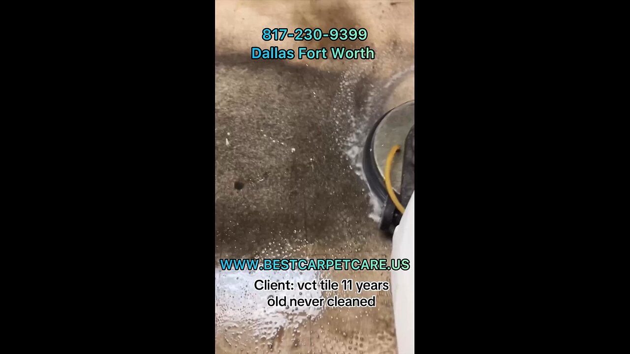 Vinyl floor cleaning service