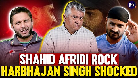 Shahid Afridi Rock, Harbhajan Singh Shocked